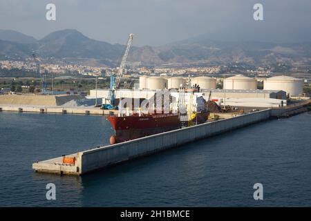 Spain, Andalusia, Motril, port Stock Photo