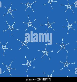 Star seamless pattern. Seamless backdrop with star Stock Vector