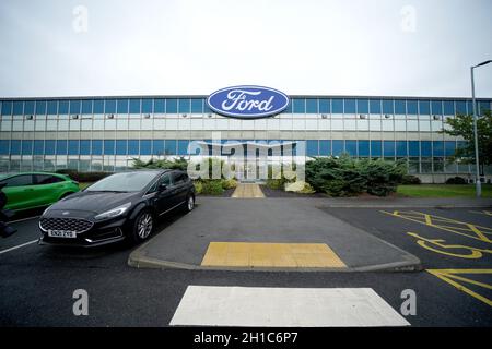Ford's car manufacturing plant in Halewood, Merseyside. Ford is to invest  230 million to transform the Halewood plant to build electric power units  for future Ford all-electric passenger and commercial vehicles in