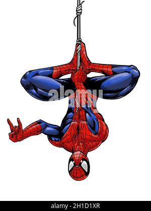 Spiderman Upside-down (2) by camdencc on DeviantArt