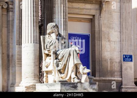 AVIGNON - MARCH, 2018: Opera Grand Avignon Theatre at Place de l'Horloge in Avignon France Stock Photo