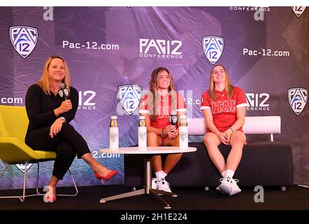 Utah Head Coach Lynne Roberts Looks On During The Second Half Of An 