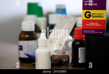 salvador, bahia / brazil - may 15, 2020: generic medicine packaging for sale in pharmacies in Brazil. *** Local Caption ***  . Stock Photo