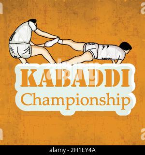 Kabaddi Sport India Stock Vector Image & Art - Alamy