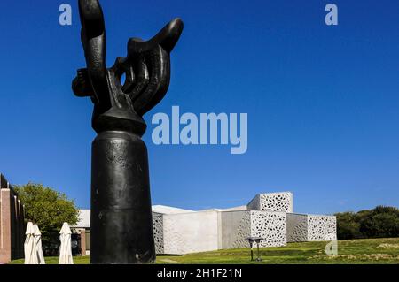 FRANCE. NORD (59). LILLE / VILLENEUVE D'ASCQ. THE LAM, LILLE METROPOLIS MUSEUM OF MODERN ART OF CONTEMPORARY ART AND RAW ART. BUILDING: MANUELLE GAUTR Stock Photo