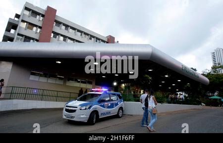 salvador, bahia / brazil - march 31, 2017: View of the emergency of the State General Hospital - HGE - in Salvador. The health unit is administered by Stock Photo