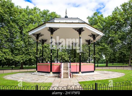 The Bandstand in Londons Hyde Park Stock Photo