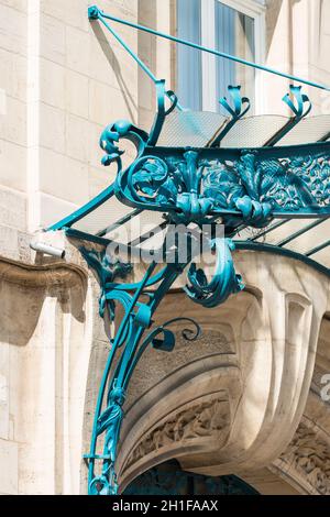 FRANCE. MEURTHE-ET-MOSELLE (54). NANCY. BUILDING OF THE CHAMBER OF COMMERCE AND THE INDUSTRIAL SOCIETY OF THE EAST (ART NOUVEAU) Stock Photo