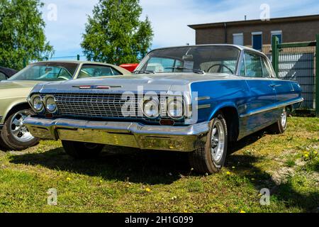 BERLIN - MAY 05, 2018: Full-size car Chevrolet Impala, 1963. Stock Photo