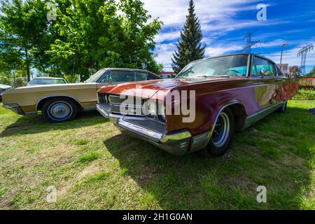 BERLIN - MAY 05, 2018: Full-size car Chrysler New Yorker, 1968. Stock Photo