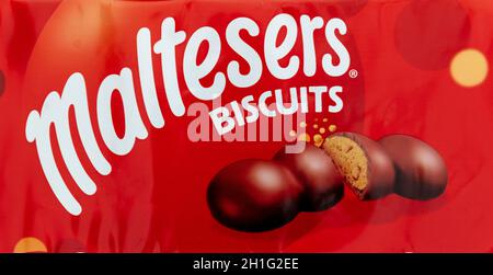 Maltesers Biscuits Stock Photo