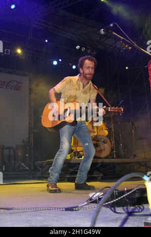 salvador, bahia / brazil - september 29, 2006: the singer Nando Reis is seen during a performance in the city of Salvador. *** Local Caption *** Stock Photo