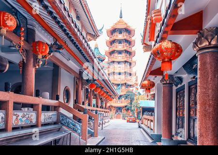Che Chin Khor Chinese style Temple and Pagoda in Bangkok, Thailand