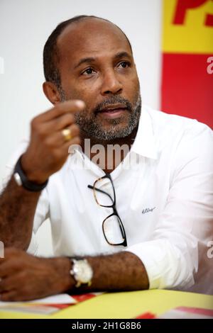 salvador, bahia / brazil - december 11, 2017: Adalberto Souza Galvao,'Bebeto', federal deputy is seen in the city of Salvador. *** Local Caption *** Stock Photo