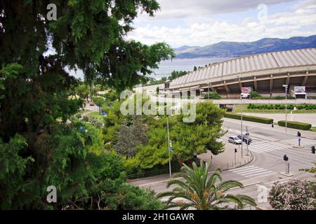 Poljud Stadium, in Split, Croatia, on February 28, 2023. Kresimir