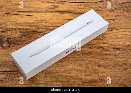 WETZLAR, GERMANY - 2020-07-10: APPLE Pencil is a wireless stylus pen accessories designed, and developed by Apple Inc. Stock Photo
