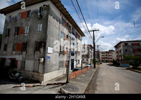 salvador, bahia / brazil - march 20, 2015: popular residential complex buildings in the Cajazeiras neighborhood in the city of Salvador. Stock Photo