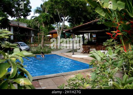 porto seguro, bahia / brazil - january 3, 2008: view of pool of inn in the city of Porto Seguro. Stock Photo