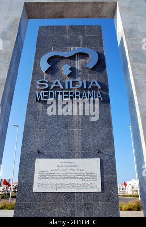 Saidia the blue pearl of Oriental Morocco Stock Photo