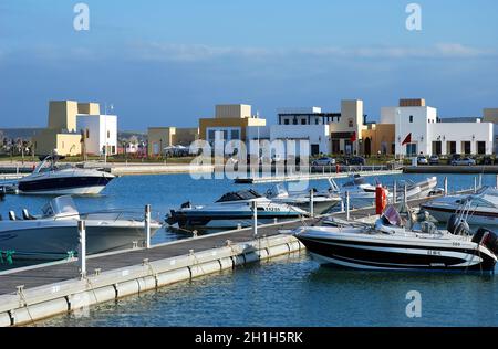 Saidia the blue pearl of Oriental Morocco Stock Photo