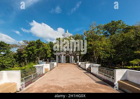 Phuket, Thailand - November 29, 2019: View of the Hall of Fame on hill top at Rang Hill view point in Phuket island, Southern of Thailand. Stock Photo
