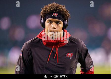 Tampa Bay Buccaneers linebacker Joe Tryon-Shoyinka (9) during the first  half of an NFL football game against the Dallas Cowboys Thursday, Sept. 9,  2021, in Tampa, Fla. (AP Photo/Mark LoMoglio Stock Photo 