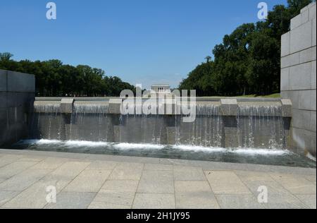 World War II Memorial, National Mall, Washington DC, USA Stock Photo