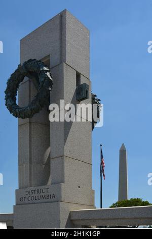 World War II Memorial, National Mall, Washington DC, USA Stock Photo