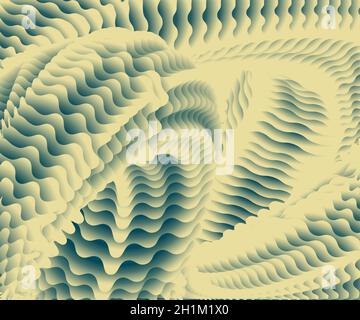 Backbone wave abstract, with bright color, great for design material, Stock Vector