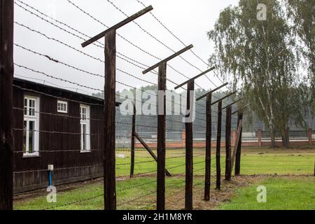 Sztutowo, Poland - Sept 5, 2020: the former Nazi Germany Concentration Camp, Stutthof, Poland