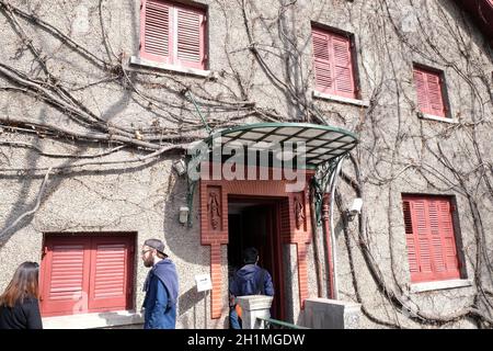 French Concession Area, Residence of Zhou Enlai (former Chinese Prime Minister) in Shanghai, China Stock Photo