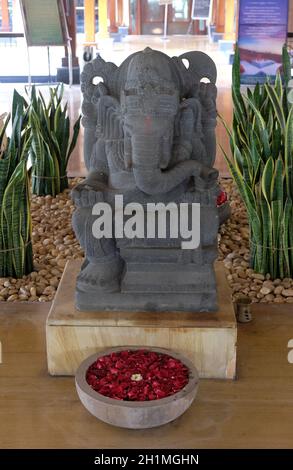 Statue of Ganesha in Ananta Spa and Resorts Hotel in Pushkar, Rajasthan, India Stock Photo