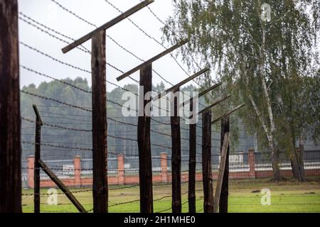 Sztutowo, Poland - Sept 5, 2020: the former Nazi Germany Concentration Camp, Stutthof, Poland