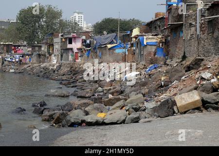 Colaba Fishing Village, southern end of Mumbai city, India Stock Photo