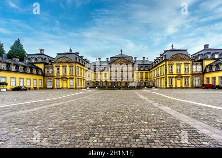 BAD AROLSEN GERMANY - 2019-07-16: Arolsen residential palace. Historical sight in Bad Arolsen, Hesse Stock Photo