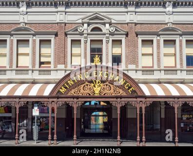 The Former Mining Exchange on historic Lydiard Street - Ballarat, Victoria, Australia Stock Photo