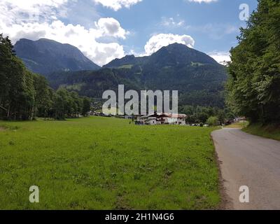 Jenner, Hausberg, Schoenau, Aussicht, Berchtesgadener Land Stock Photo