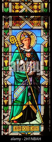 Saint Ludovicus, stained glass window in the Basilica di Santa ...