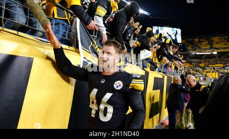 October 17th, 2021: Christian Kuntz #46 during the Pittsburgh Steelers vs  Seattle Seahawks game at Heinz Field in Pittsburgh, PA. Jason  Pohuski/(Photo by Jason Pohuski/CSM/Sipa USA Stock Photo - Alamy