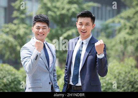 Confident businessmen Stock Photo