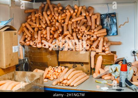 Krasnodar Russia April 11 2017 Storage of rubber products for  