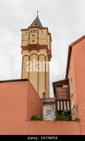 impression of Straubing, a city of Lower Bavaria in Germany at summer time Stock Photo