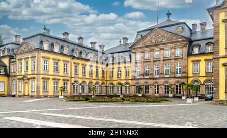 BAD AROLSEN GERMANY - 2019-07-16: Arolsen residential palace. Historical sight in Bad Arolsen, Hesse Stock Photo