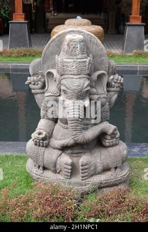 Statue of Ganesha in Ananta Spa and Resorts Hotel in Pushkar, Rajasthan, India Stock Photo