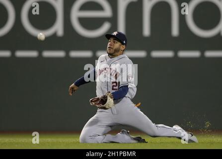 Boston Red Sox' Alex Verdugo, left, celebrates after hitting a two-run home  run off New York Yankees starting pitcher Luis Severino in the second  inning of a baseball game, Saturday, April 9