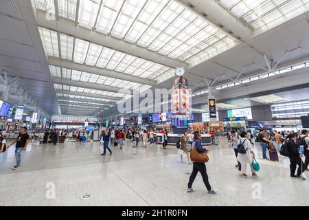 Shanghai, China - September 26, 2019: Shanghai Hongqiao International  Airport Terminal 2 in China Stock Photo - Alamy