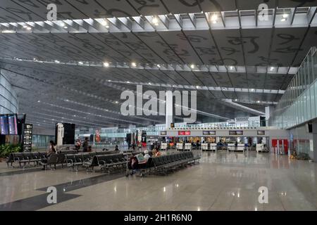 Netaji Subhas Chandra Bose International Airport, Kolkata (Calcutta), India Stock Photo