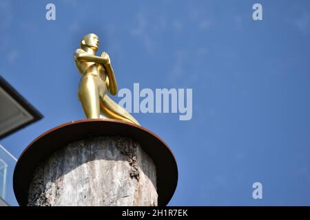 Sankt Wolfgang am Wolfgangsee, Bezirk Gmunden, Salzkammergut, Oberösterreich, Österreich, Europa - Sankt Wolfgang on Lake Wolfgangsee, Gmunden distric Stock Photo