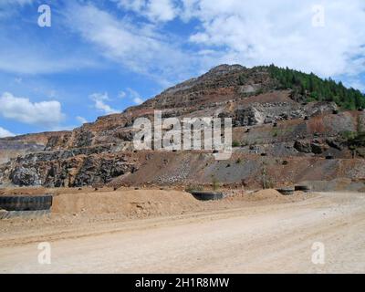 Erzberg in Eisenerz in der Steiermark, Austria, Europa -  Erzberg in Eisenerz in Styria, Austria, Europe Stock Photo