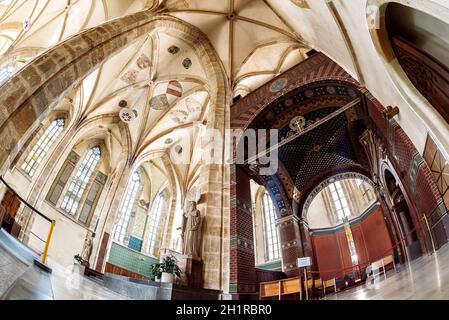 Prague, Czech Republic - May 23 2017: Church in Emmaus Abbey Stock Photo